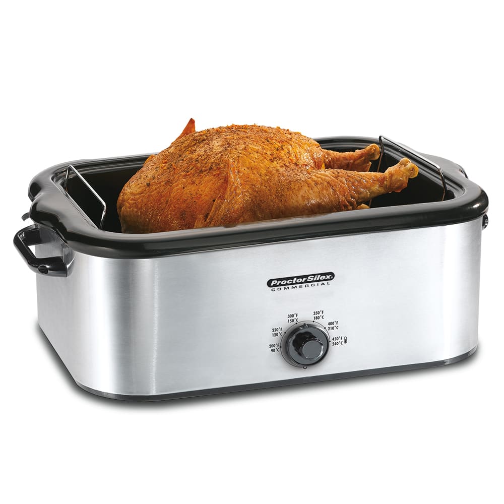 Proctor Silex 32918 18qt Roaster Oven w/ Pan & Rack Stainless, 120v