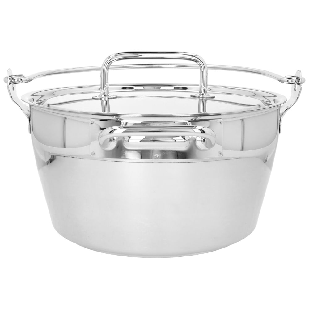 Demeyere 1005201 10 3/5 qt Stainless Maslin Pan 11 4/5" x 8 2/3"