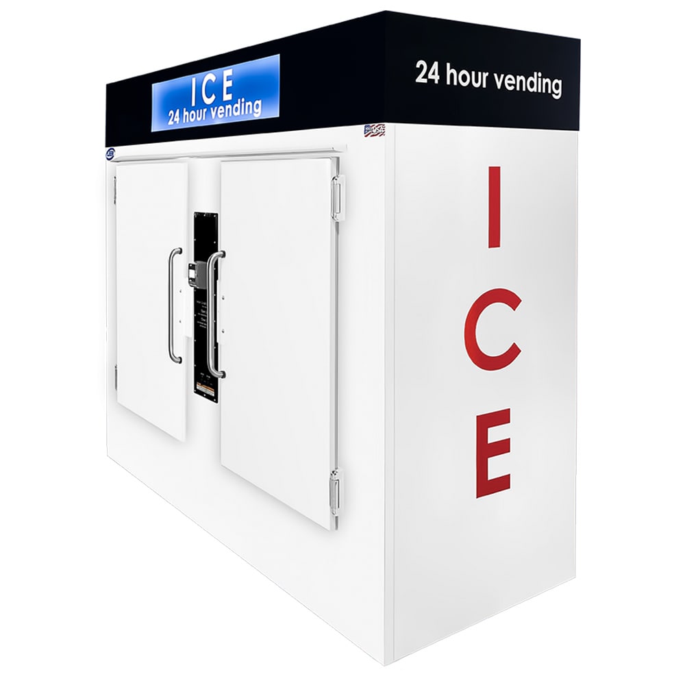 Leer, Inc. L085UASVP 84" Ice Vending Machine w/ (200) 10 lb Bag