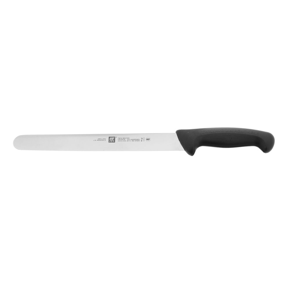 Zwilling 32212254 9 1/2" Slicer Knife w/ Black Plastic Handle, High