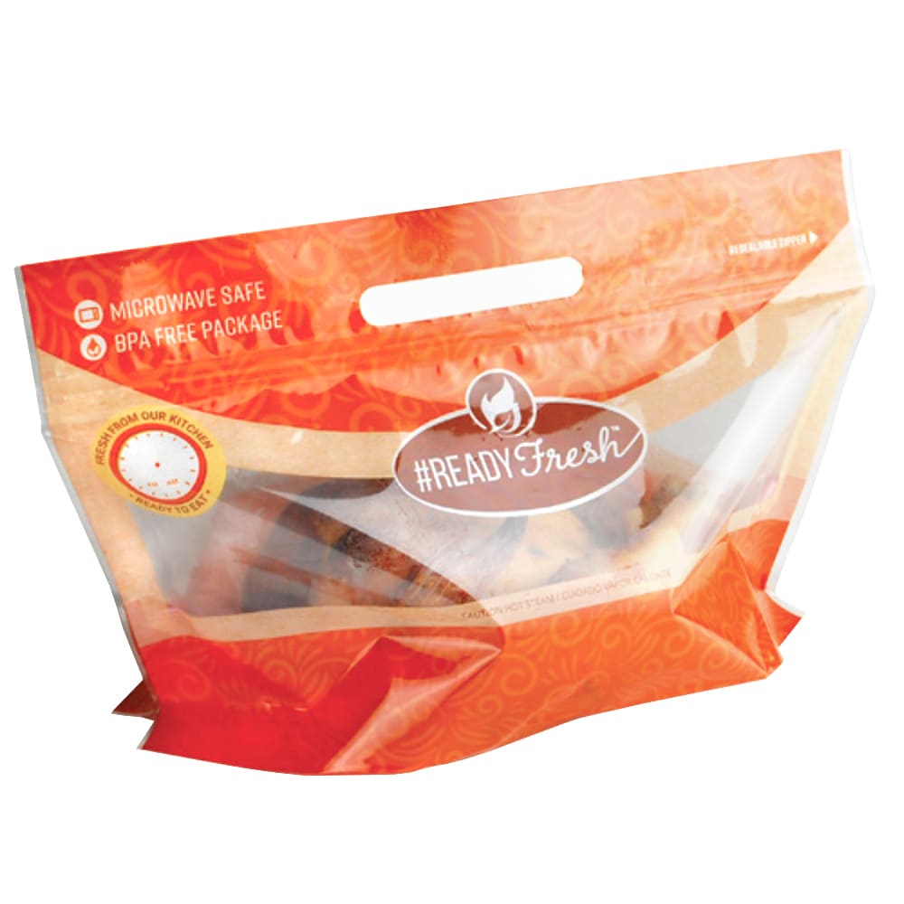 LK Packaging Plastic Food Bag 3 x 5 Seal Top with Hang Hole - 1000/Box