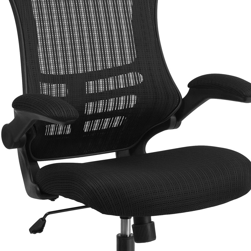 Flash Furniture BLX5HGG Swivel Office Chair w/ High Back Black