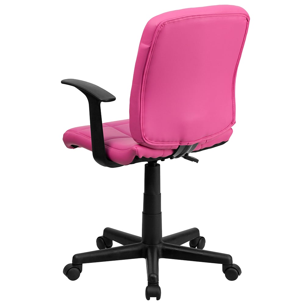 Flash Furniture GO16911PINKAGG Swivel Office Arm Chair w/ Mid Back