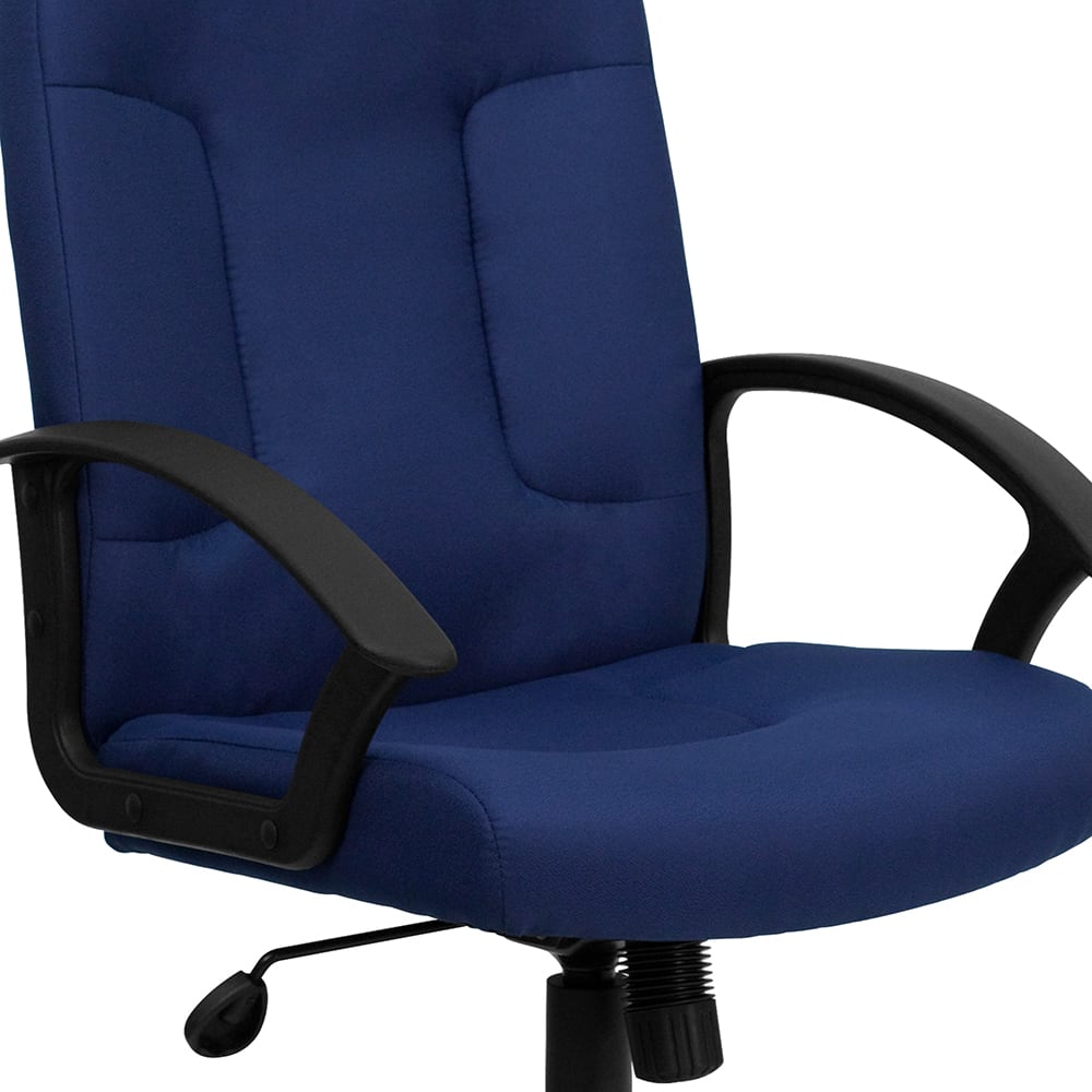 Flash Furniture GOST6NVYGG Swivel Office Chair w/ Mid Back Navy