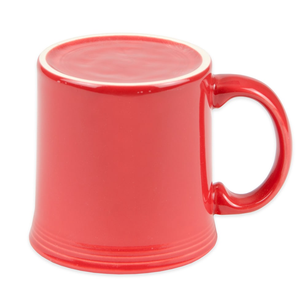 Homer Laughlin China Fiesta Scarlet Red Square Mug 3 7/8" 