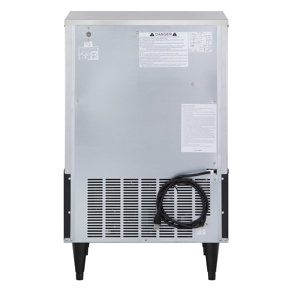 MoTak KTUIF250 24"W Full Cube Undercounter Ice Machine 260 lbs/day