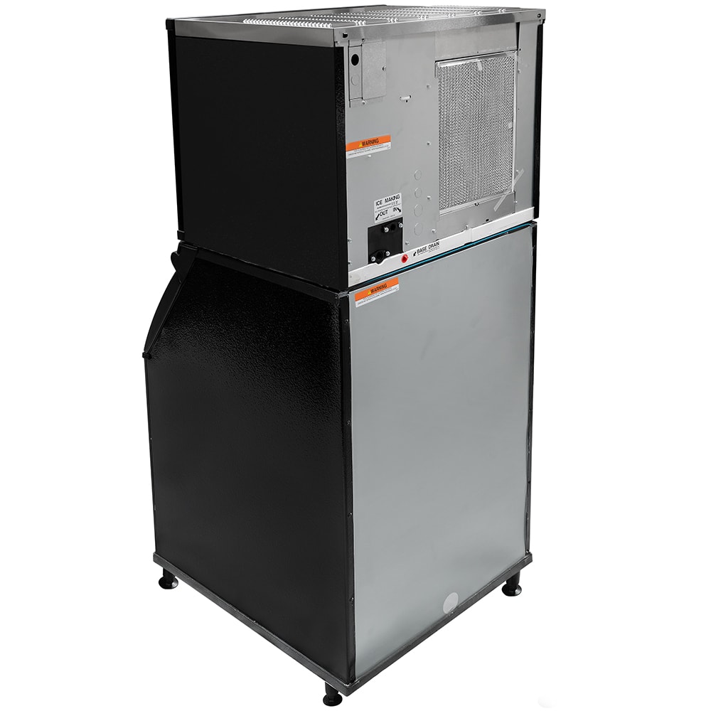 MoTak PKM0335FA161/PKB053 325 lb Full Cube Ice Machine w/ Bin 534 lb