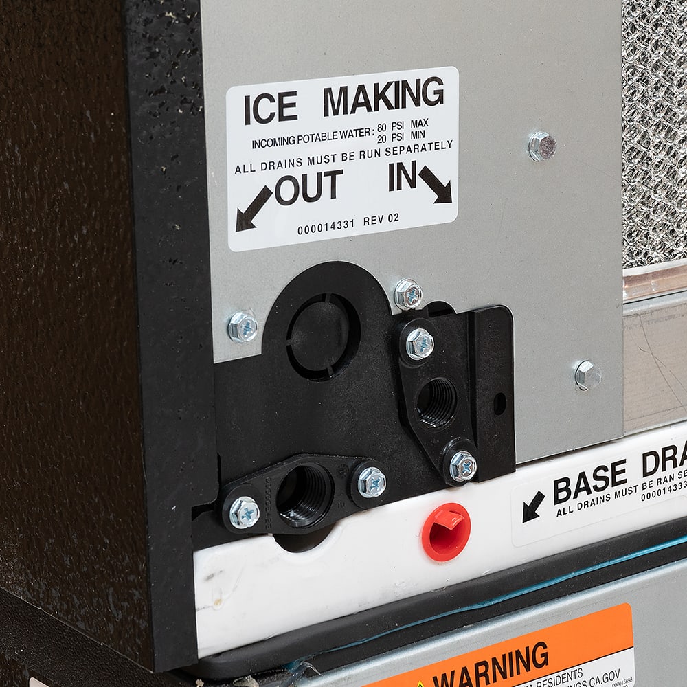 MoTak PKM0425SA161/PKB042 425 lb Half Cube Ice Machine w/ Bin 386 lb