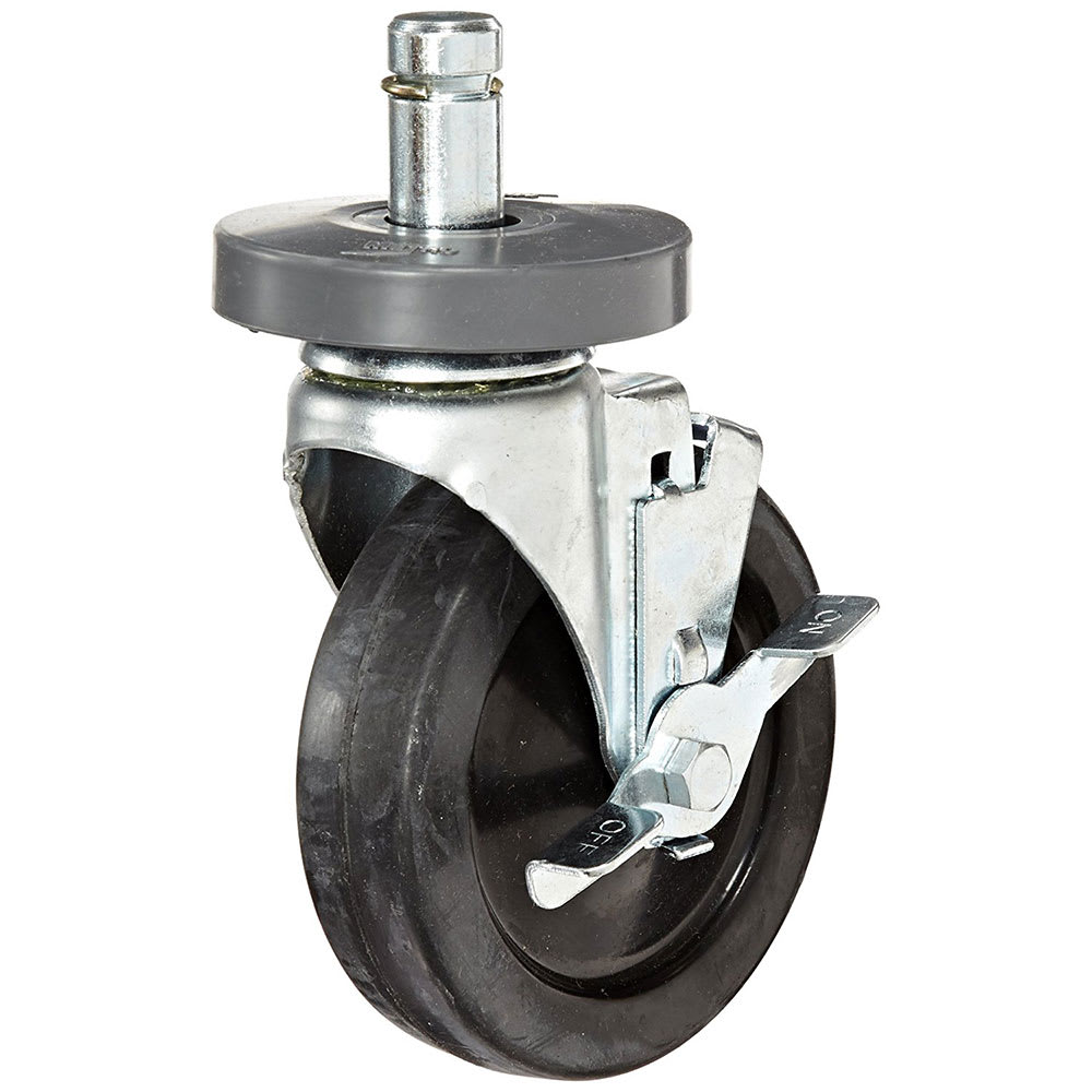 Metro Super Erecta 5" Wheel Brake Stem Caster - 200 Lbs Capacity For Mobile Shelving