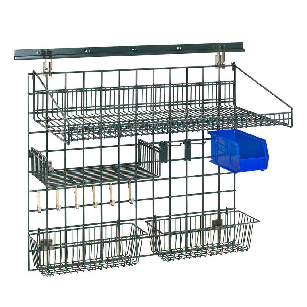 001-SWK361A2SR 40" Wire Wall Mounted Shelving w/ Mounting Hardware