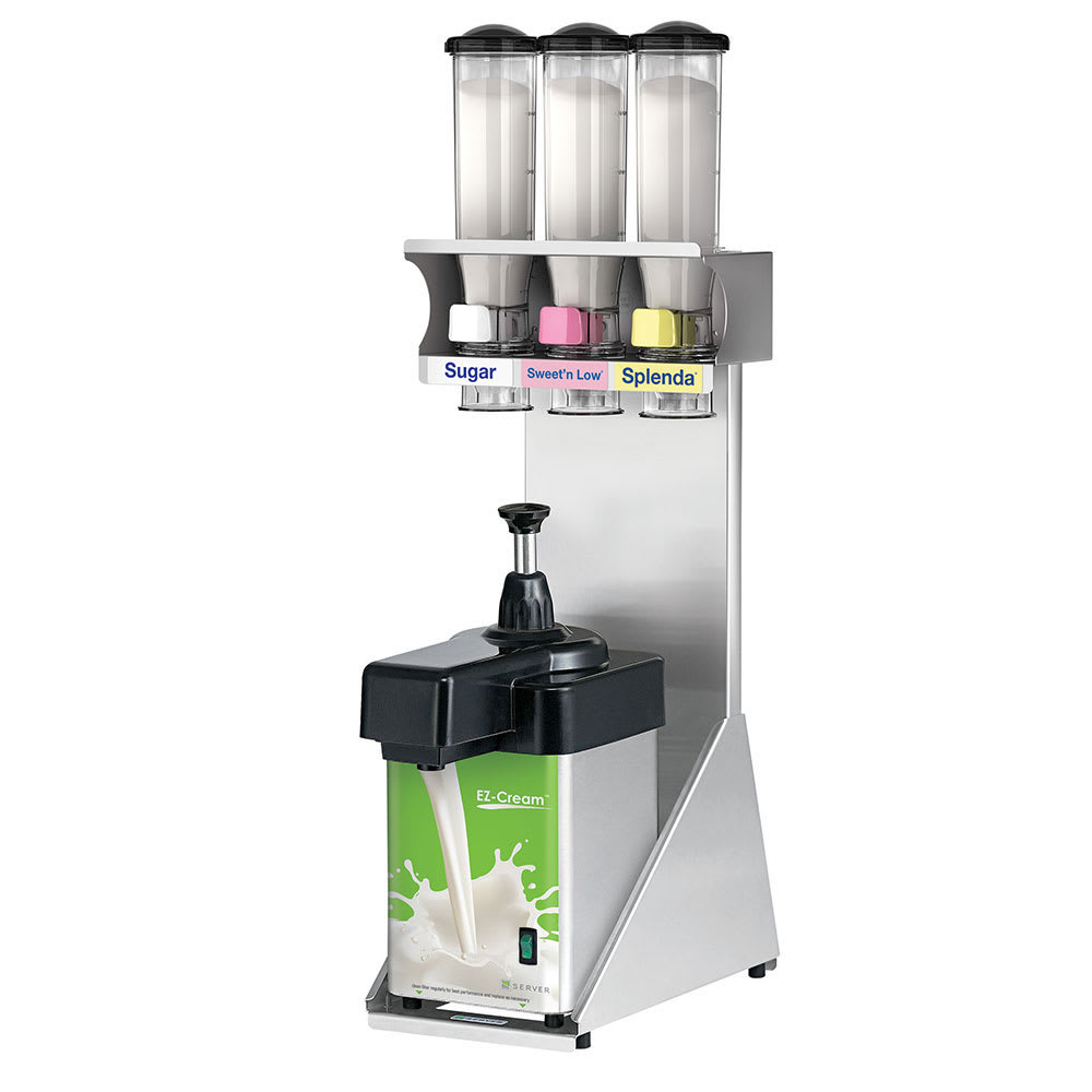 Server 80106 Beverage Station w/ Dairy & Sweet Dispenser, Stainless