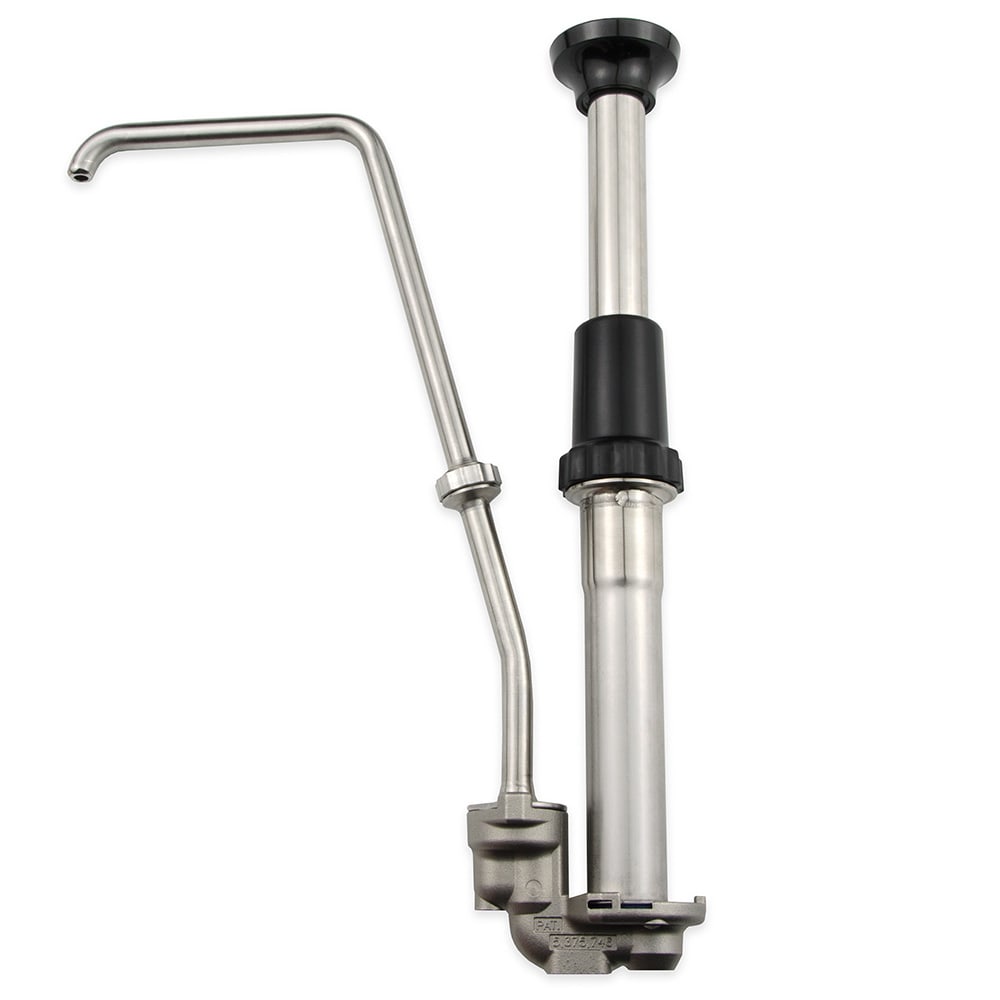 003-87310 Pump Style Condiment Dispenser w/ (1) Jar Pump, (1) oz Stroke, Stainless