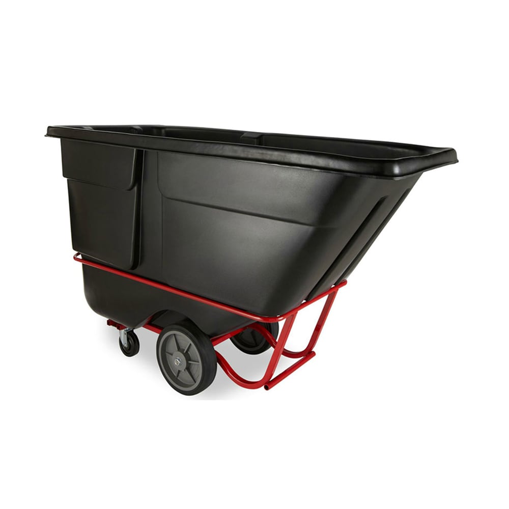Rubbermaid FG131600BLA 1 cu yd Trash Cart w/ 2100 lb Capacity