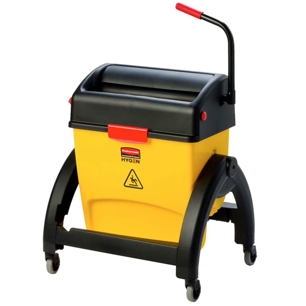 007-1791797 Hygen 16-qt Mop Bucket - Wringer, Floor Drain, Yellow