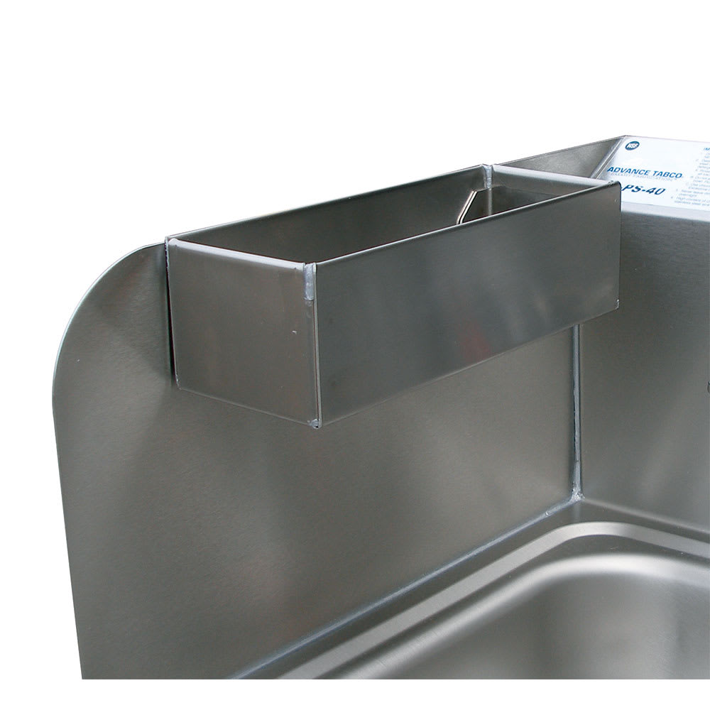 009-7PS48 Removable Perforated Utility Tray for Side Splash, Stainless