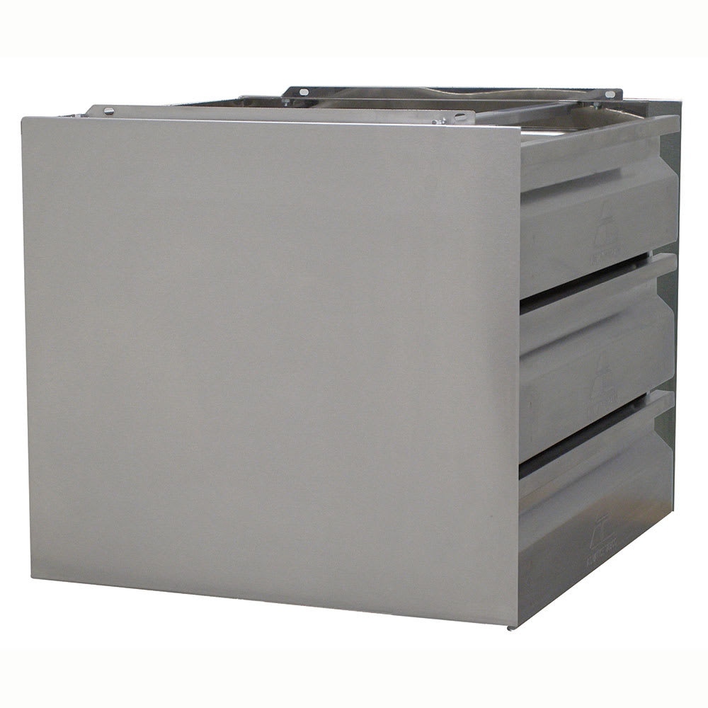009-ADT32015 Drawer Assembly - Side Panels, 3 Tier, 20" x 15" x 5"