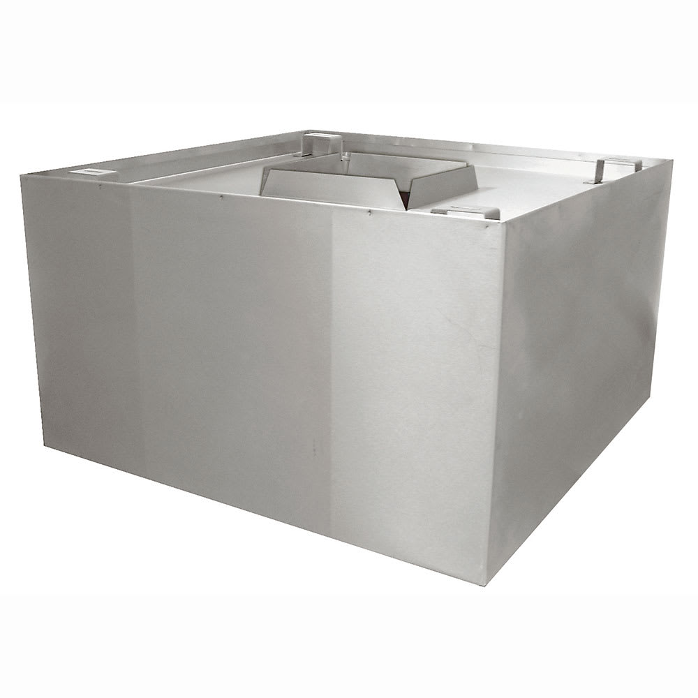 009-CH4242 42" Condensate Hood w/ Inner Bottom Gutter, Stainless