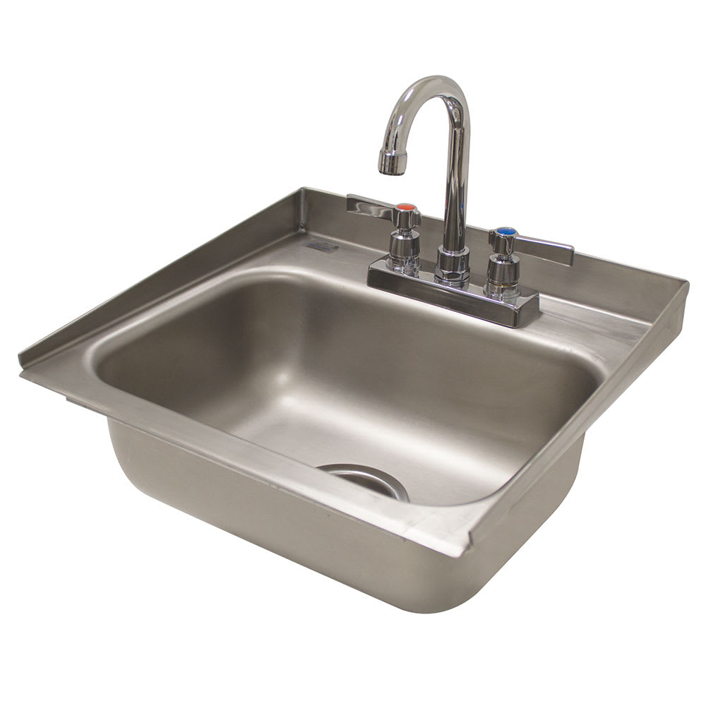009-DI130 (1) Compartment Drop-in Sink - 14" x 10", Drain Included