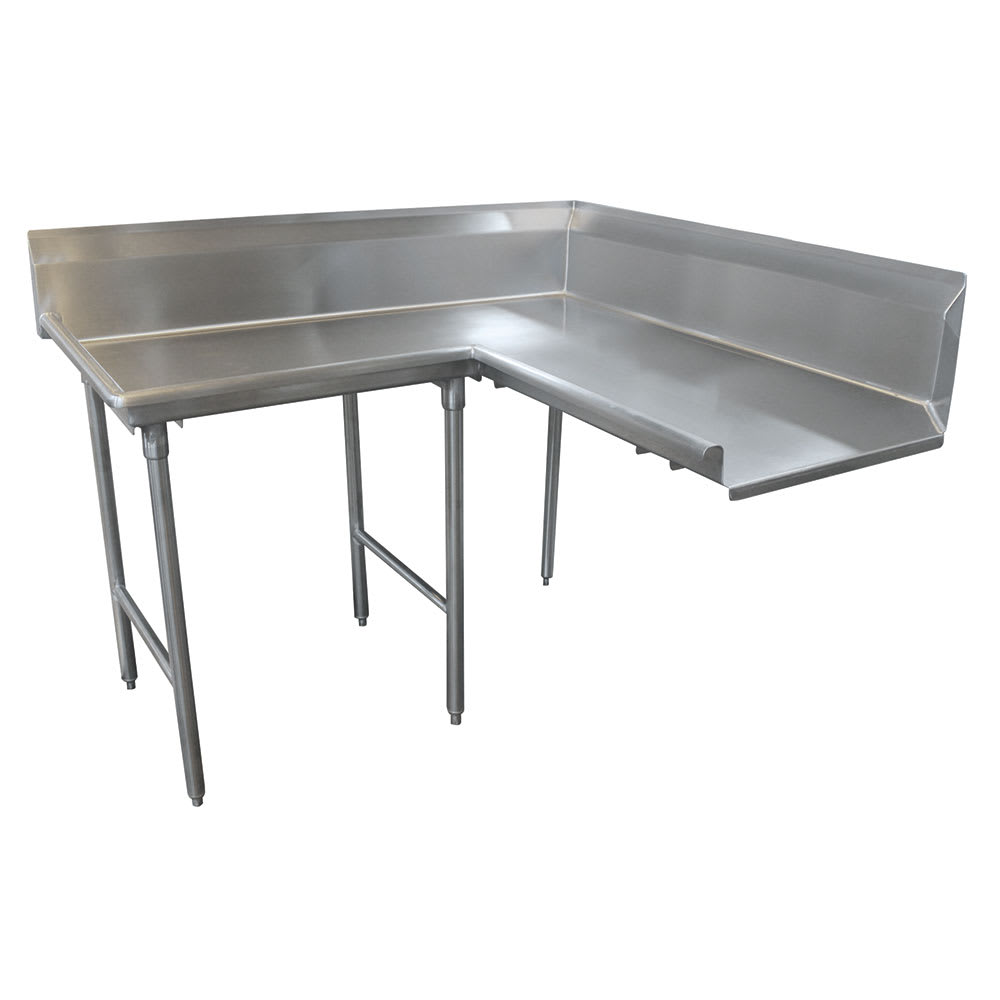 009-DTCK3096L 95" L Shaped Dish Table - Right to Left