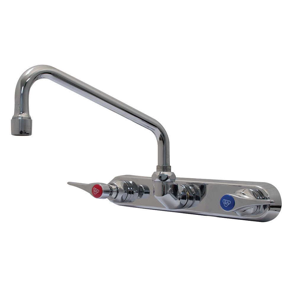 009-K1118 Splash Mount Faucet - 8" Swing Spout, 8" Centers, Lead Free