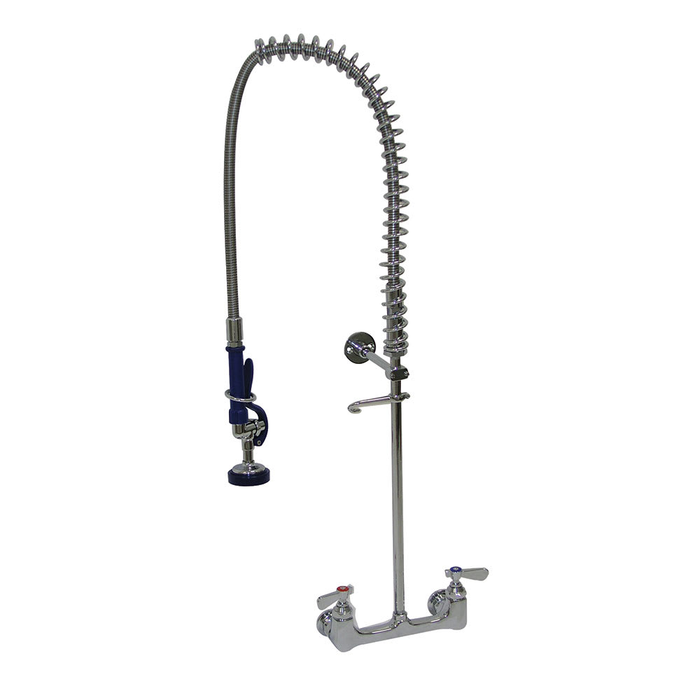 009-K116 34 1/2"H Wall Mount Pre Rinse Faucet - 1 4/25 GPM, Base with Nozzle