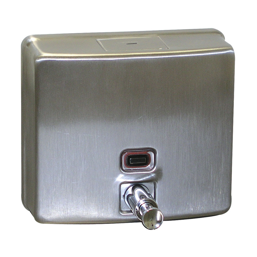 009-K13X Wall Mounted Soap Dispenser w/ 40 1/2 oz Capacity, Stainless
