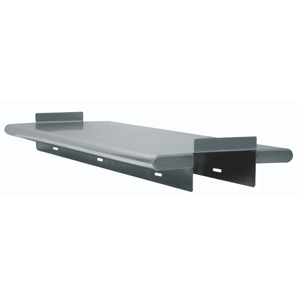 009-PA2484 Pass Thru Wall Mounted Shelf, 84"W x 24"D, Stainless