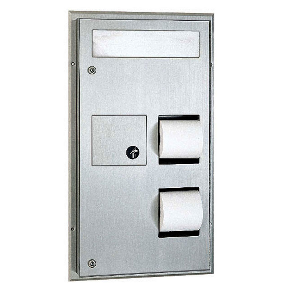 016-B357 Classic Series Partition Mounted Combination Dispenser