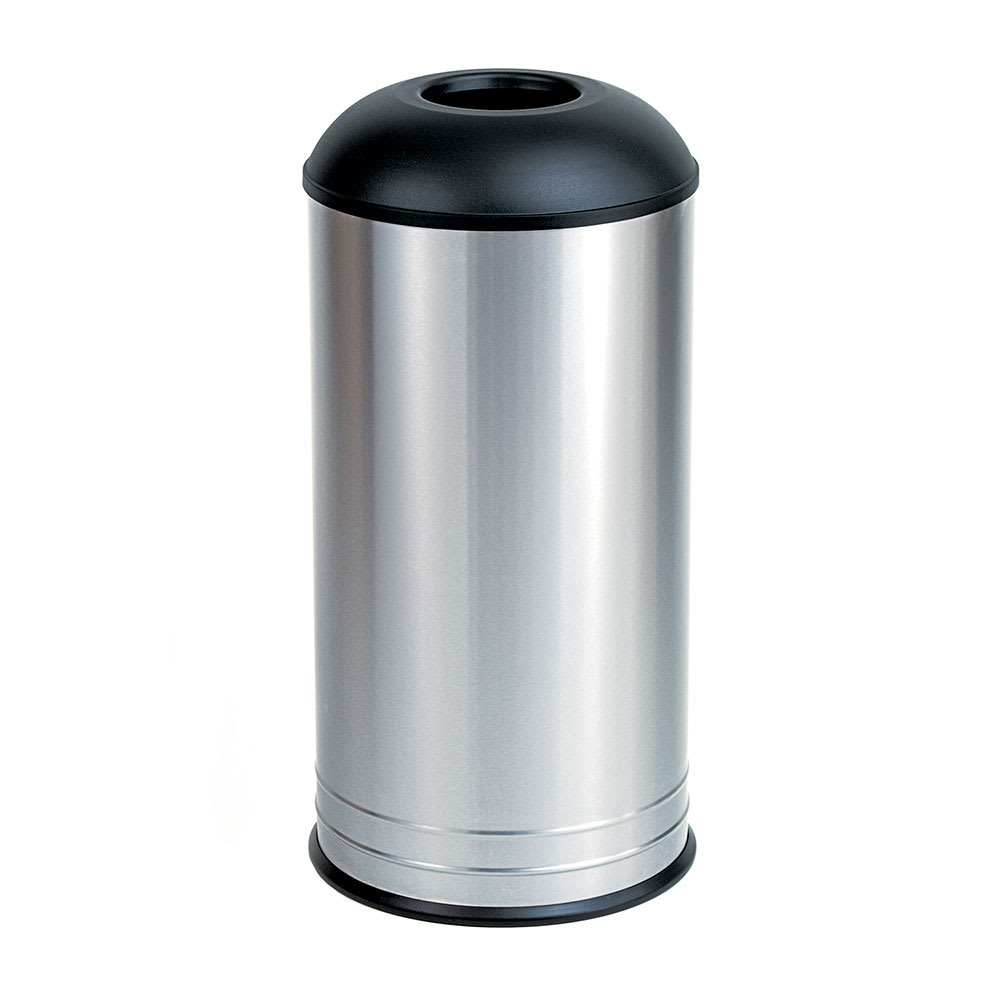 016-B2300 18 Gallon Standing Bathroom Trash Can w/ Dome Top