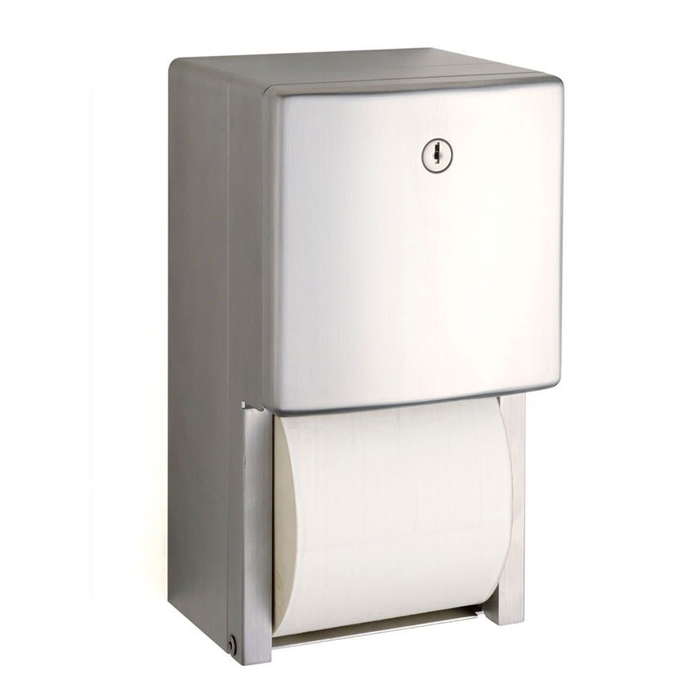 Bobrick B4288 Contura Series Surface Mounted Multi Roll Toilet Tissue Dispenser