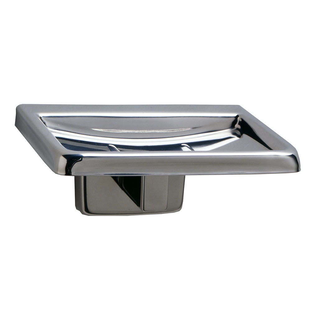 016-B680 Classic Series Surface Mounted Soap Dish, Polished Stainless