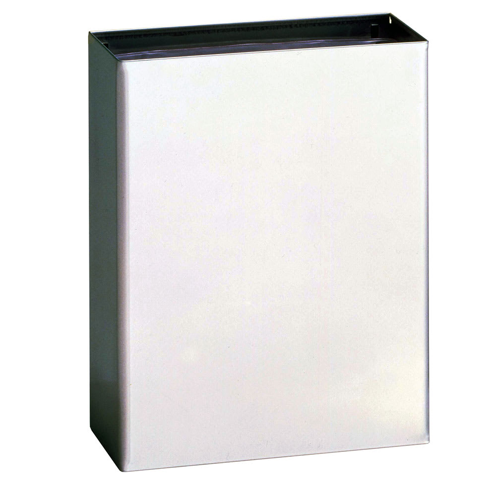 016-B279 6 2/5 gal SurfaceMounted Waste Receptacle, Stainless