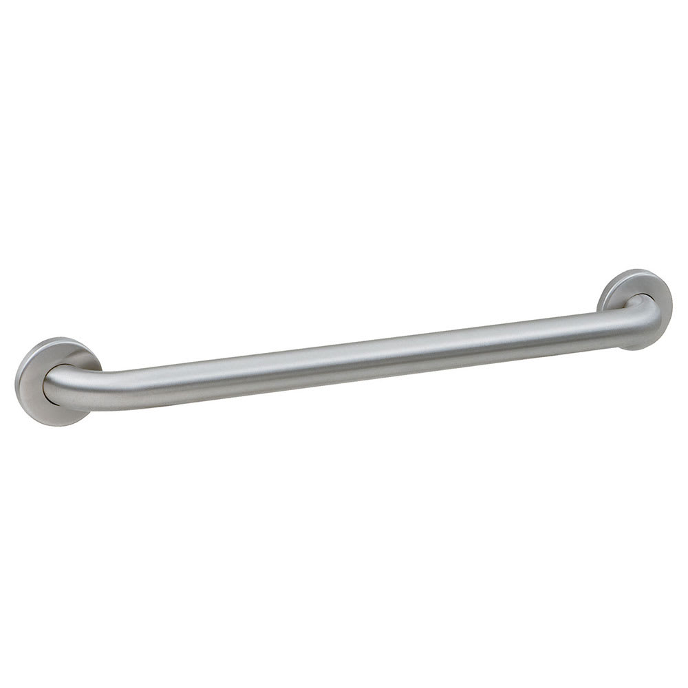016-B5806X30 B-5806 Series Grab Bar, 1 1/4 in Diameter Satin Finish Stainless Steel, 30 in L