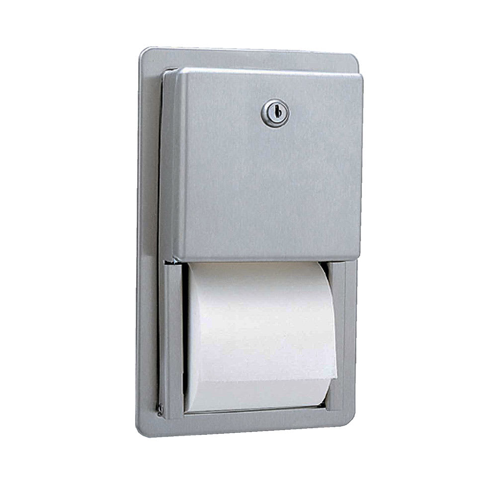 Bobrick B3888 Classic Series Recessed Multi-Roll Toilet Tissue Dispenser