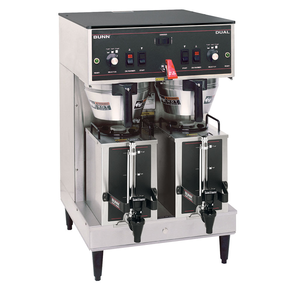 Bunn DUAL GPR Dual Satellite Coffee Brewer w/ 18 9/10 gal/hr Capacity, 120  240v (20900.0011)