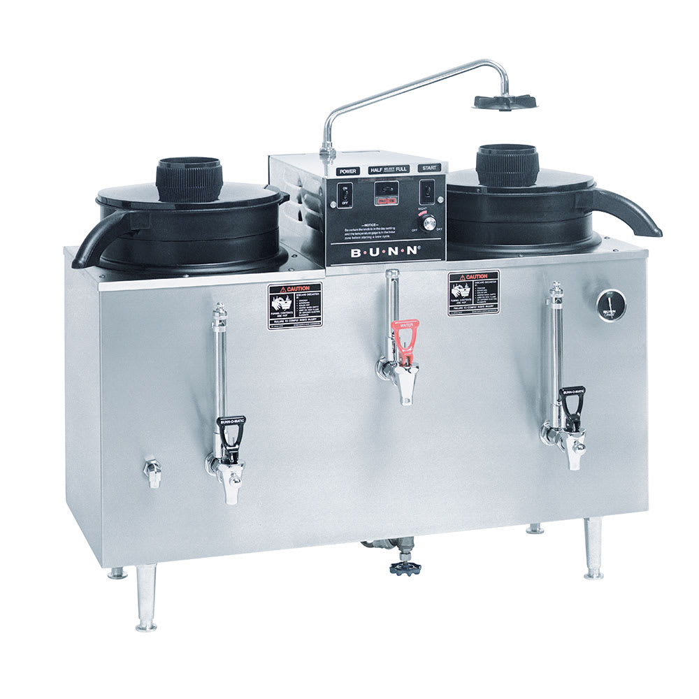 021-205000001 3 gal Low Volume Brewer Coffee Urn w/ 2 Tanks - 120-240v/1ph