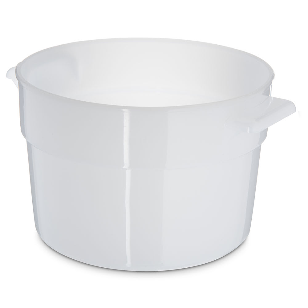 028-020002 2 qt Bain Marie w/ Handles - Polyethylene, White