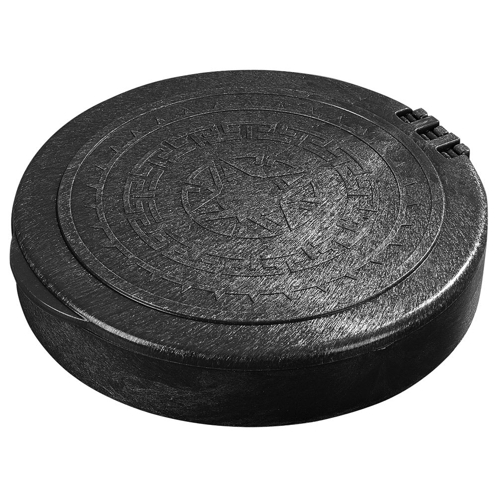 028-071003 7" Tortilla Server with Lid - Black