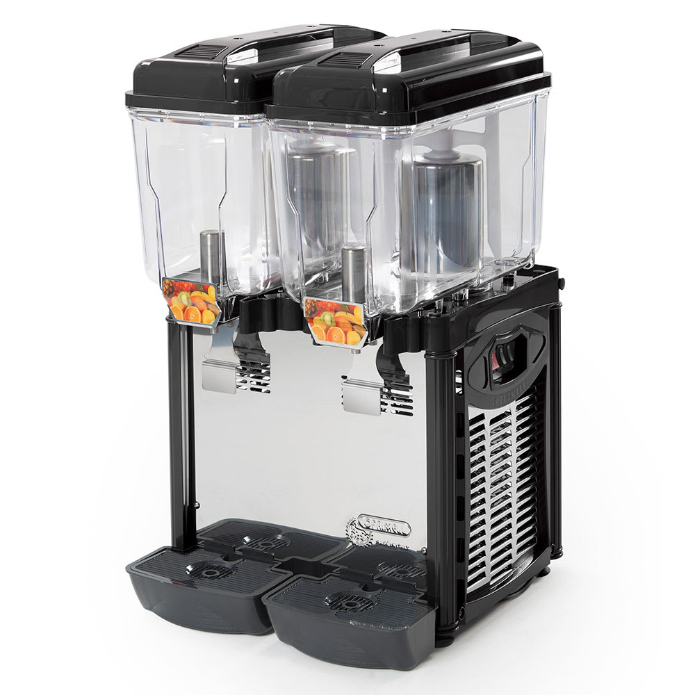 027-CD2J Refrigerated Drink Dispenser w/ (2) 3 gal Bowls, Pre Mix, 110-120v