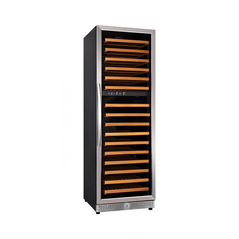 Eurodib USF168D 24" One Section Wine Cooler w/ (2) Zones, 154 Bottle