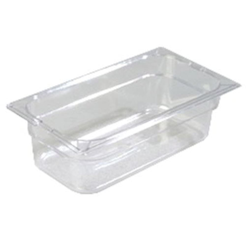 028-1026107 1/3 Size Food Pan - 4"D, Clear