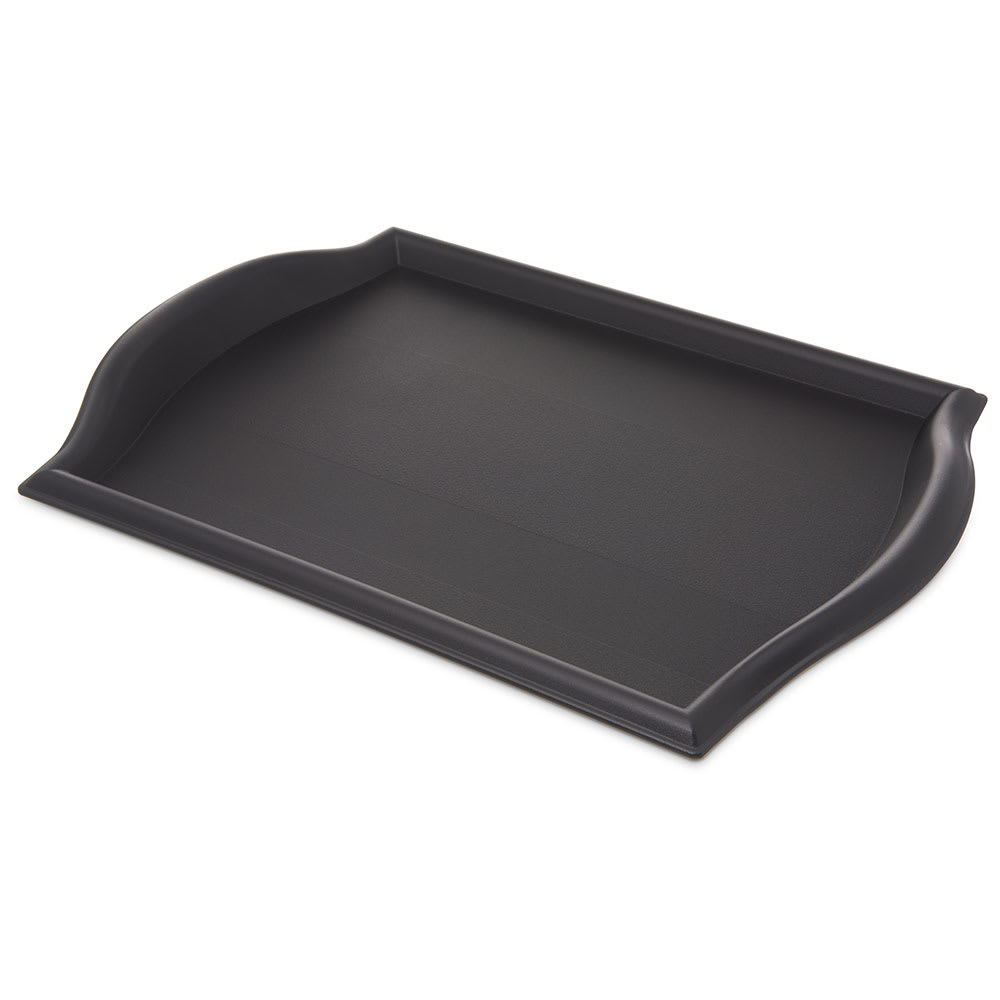 028-1217BT03 Plastic Fast Food Tray - 17"L x 12"W, Black