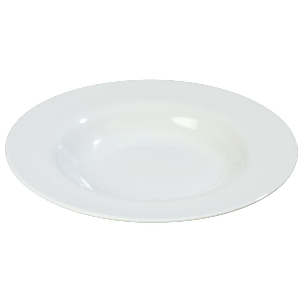 028-3303002 20 oz Round Melamine Salad/Pasta Bowl, White