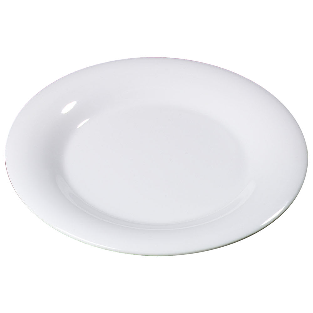 028-3301202 9" Round Melamine Dinner Plate, White