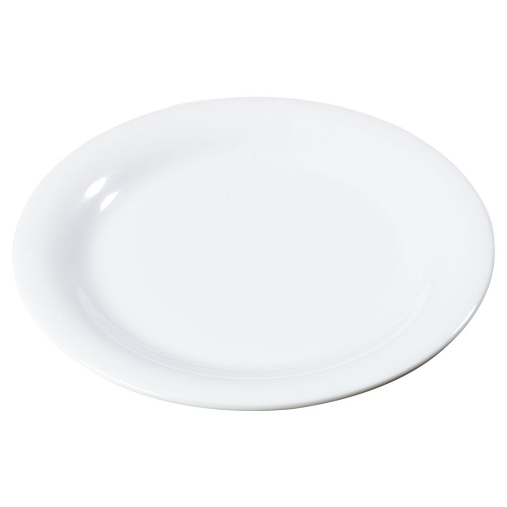 028-3300402 9" Round Melamine Dinner Plate, White