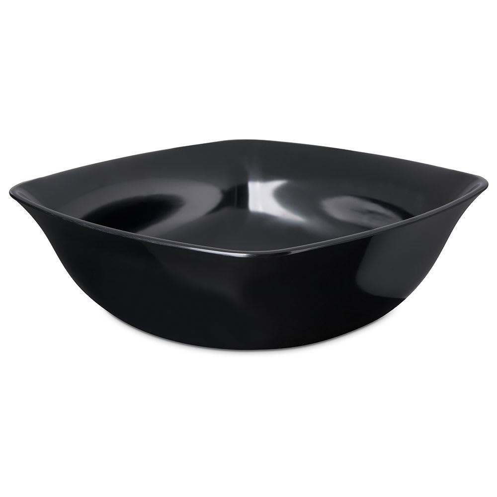 028-3336003 5 qt Square Melamine Bowl, Black