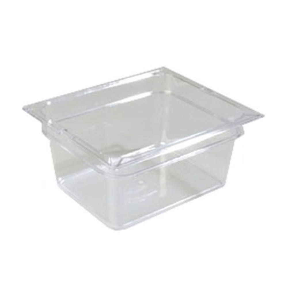028-10222807 Half Size Food Pan - 6"D, 3/pk, Clear