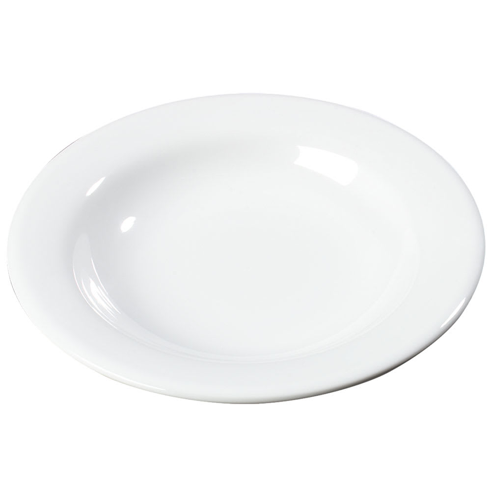 028-3303402 13 oz Round Melamine Pasta/Soup/Salad Bowl, White