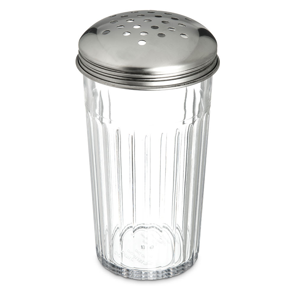 028-331907 12 oz Cheese Shaker - Stainless/Clear