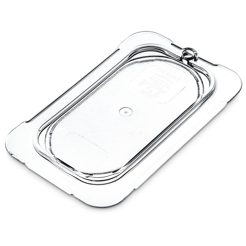 028-10336U07 Universal 1/9 Size Food Pan Lid - Flat, Clear